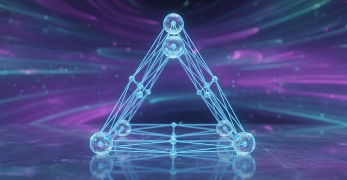 3D Tetrahedron Lattice Visualization